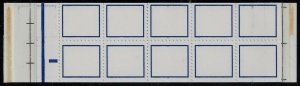 TDB41 Test/Dummy Complete Booklet 4-(TDP14(a) Panes of 10 Blue Rectangles MNH