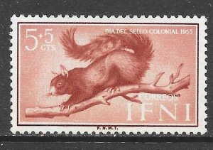 Ifni B23: 5c + 5c Squirrel, MH, F-VF