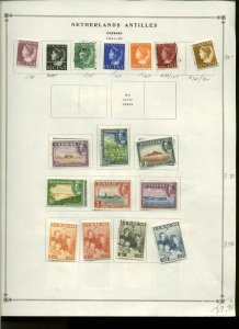 Collection, Netherlands Antilles Part A Scott Album Pages, 1873/1989, Cat $211