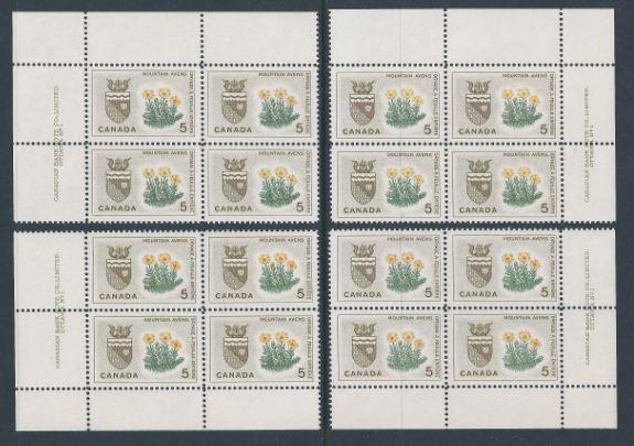 Can #429 MS PL BL Prov Flowers & Coats-of-Arms 5