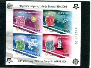 Montenegro  Europa sheet 2005   Mint VF NH