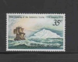 NORFOLK ISLAND #152 1973 RESOLUTION IN ANTARCTICA MINT VF NH O.G