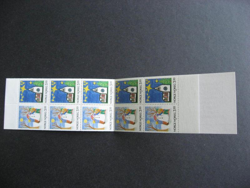 Norway 1990 christmas booklet Sc 987a MNH, check it out! 