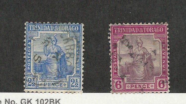 Trinidad Tobago, Postage Stamp, #16, 18 Used, 1921, JFZ