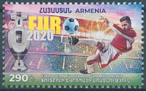 Armenia 2021 MNH Sports Stamps European Football Championship Euro 2020 1v Set