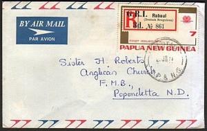 PAPUA NEW GUINEA 1974 cover ex ALOTAU......................................74117