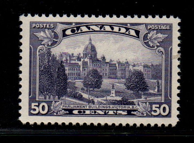 Canada Sc 226 1935 50c Victoria B.C. Parliament stamp mint NH