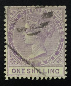 MOMEN: ST CHRISTOPHER SG #20w WMK INVERTED CROWN CA 1886 USED £190 LOT #61861