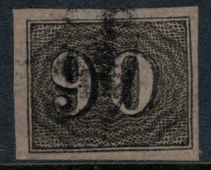 Brazil #25  CV #14.50  Choice 4 margin stamp