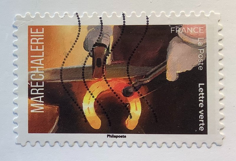 France 2023 Scott 6402 used- Professions of Excellence, Maréchalerie, Blacksmith