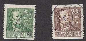 Sweden  Scott # 290-1    Used