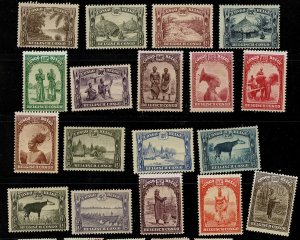 Belgian Congo #139-56 MH cpl native people