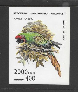 BIRDS - MALAGASY #1121  PARROT  MNH