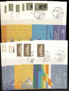Germany 1972 Summer Olympics Munich 11x Maxicards
