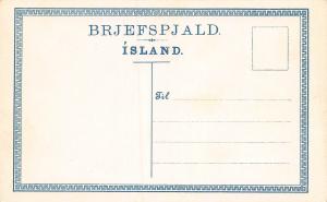 Iceland, Stamp Postcard, #73, Published by Ottmar Zieher, Circa 1905-10, Unused