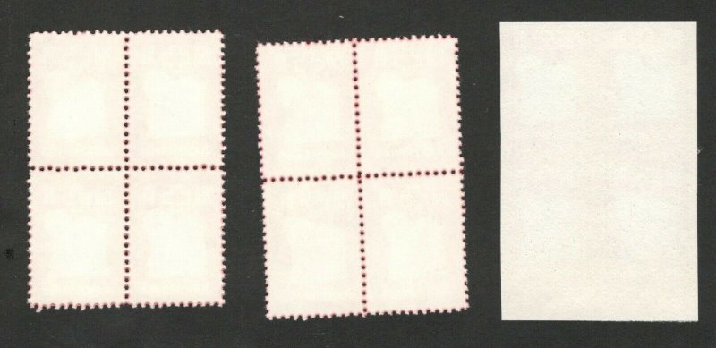 YUGOSLAVIA - MNH -2 PERFORATED BLOCK OF 4 + IMPERFORATED- RED CROSS - 1989. (74)