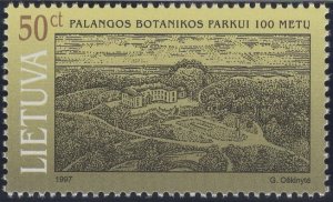 Lithuania 1997 MNH Sc 573 50c Palanga Botanical Park Centenary