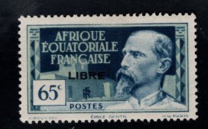 French Equatorial Africa Scott 102 MH* 1940 stamp