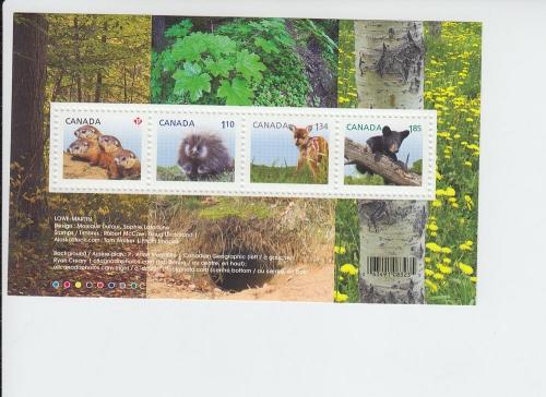 2013 Canada Baby Animals Wildlife SS (Scott 2602) MNH