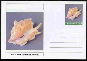 CHARTONIA, Fantasy - Bull Conch  - Postal Stationery Card...