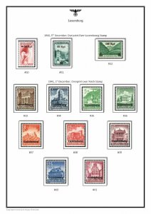 Germany Third Reich Occupied Territories1939-1945 PDF(DIGITAL) STAMP ALBUM PAGES