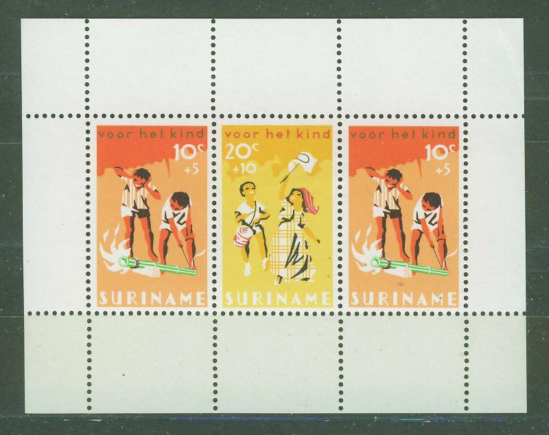 SURINAM/SURINAME 1966 MNH SC.B127/129a Child Walfare