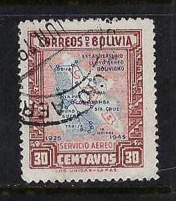 BOLIVIA C106 VFU MAP S277-3