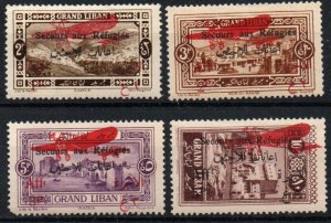 Lebanon Sc #CB1-CB4 Mint Hinged