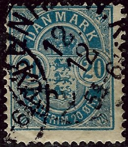 Denmark SC#37 Used Fine SCV$70.00...Worth a Close Look!