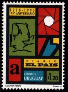 1993 Uruguay Newspaper diario El Pais #1476 ** MNH