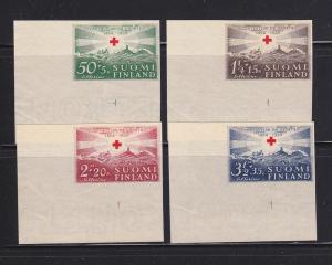 Finland B35-B38 Proofs Set MNH Red Cross