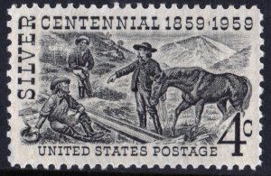 SC#1130 4¢ Silver Centennial Issue (1959) MNH