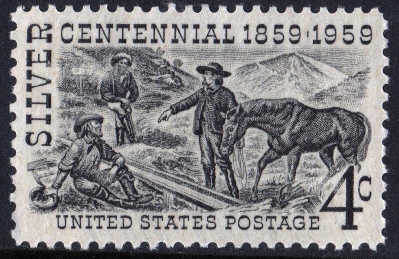 SC#1130 4¢ Silver Centennial Issue (1959) MNH
