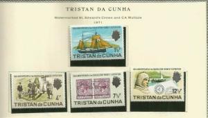 TRISTAN DA CUNHA 1971 SCOTT 153-6 MNH 