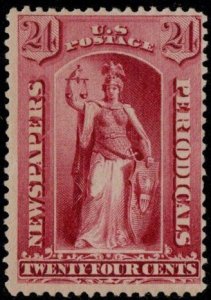 USA SC #PR83 MH 1885 NP/24c Justice CV $225.00 (H)