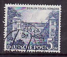 Germany-Sc#9N60- id24-used-5M Tegel Castle-1949-