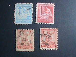 ​CUBA- OVER 100 YEARS OLD CUBA FAMOUS SCOTT NOT LISTED USED STAMPS-SETS-VF