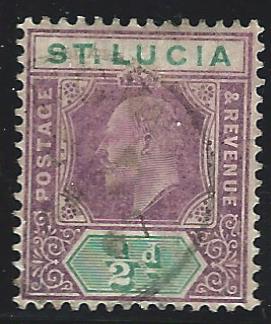 St. Lucia used  sc# 50