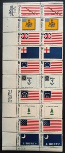 USA, Scott 1345-54, PB20, MNH