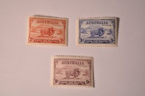 Australia Scott# 147-149 MNH OG Stamp Set 1937 Mint Never Hinged
