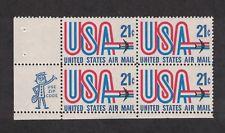 SCOTT # C81  21 CENT AIR MAIL PLATE BLOCK MINT NEVER HINGED !!