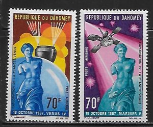 Dahomey C67-C68 Venus Space Probe MNH