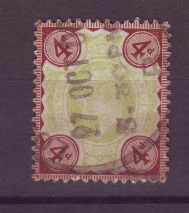 J17598 JLstamps 1902-11 great britain used #133 KEVII