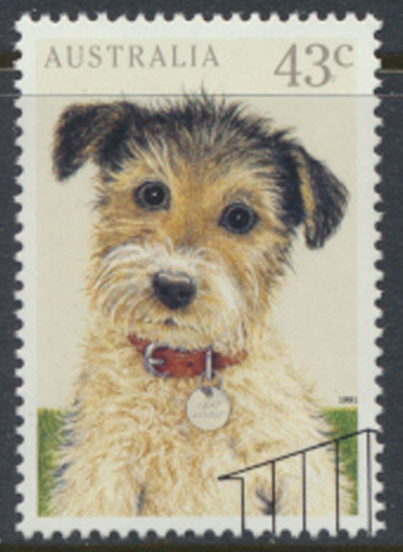 Australia SG 1299 Used  Domestic Pets Dog 1991   SC# 1222 w/ fdc see scan