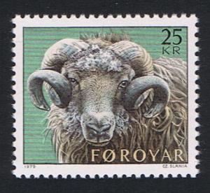 Faroe Is. Sheep 1v SG#41 MI#42 CV?6.25