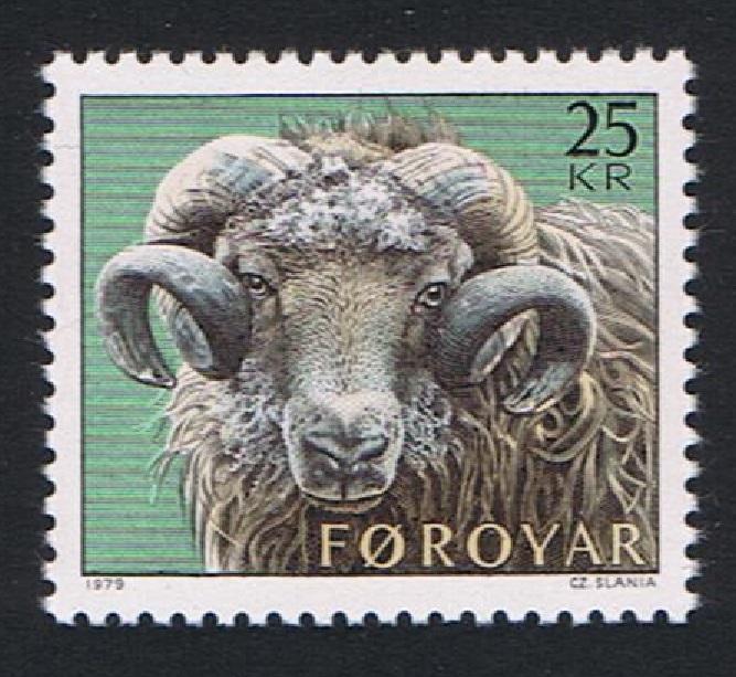 Faroe Is. Sheep 1v SG#41 MI#42 CV?6.25