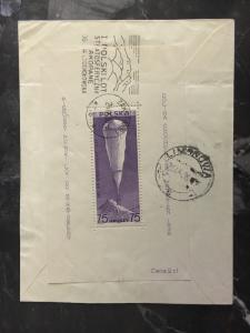 1938 Zakopane Poland  Registered Cover to Szkela # B31 STratosphere Balloon