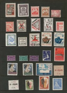 Spain 1936-39 civil war Selected Lot 28 stamps