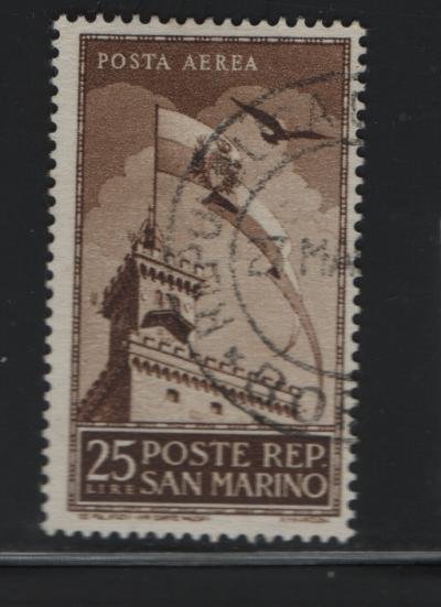 San Marino, C40 Used, 1945 Government palace