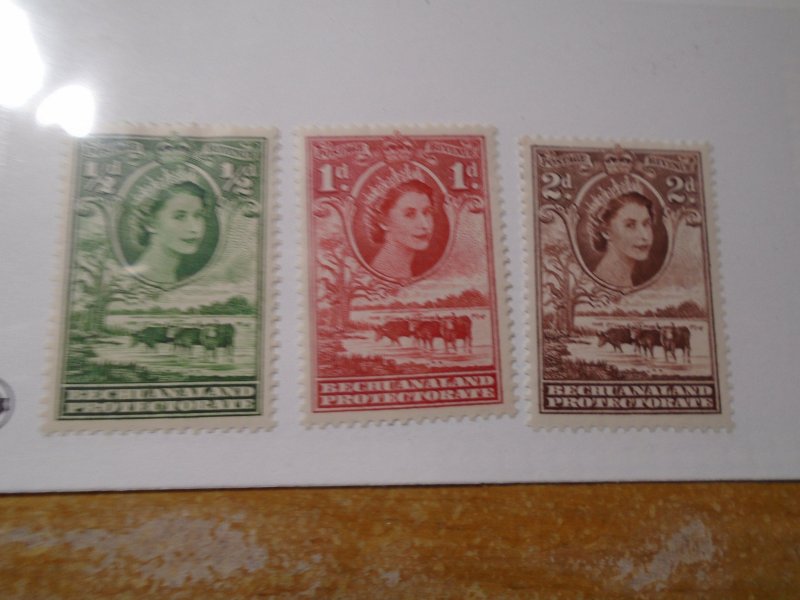 Bechuanaland  #  154-56   MH